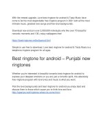 Best Ringtones Net - Best Ringtone For Android – Mp3 New Ringtone 2021