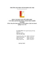 Đạo đức kinh doanh và trách nhiệm xã hội của doanh nghiệp coca cola