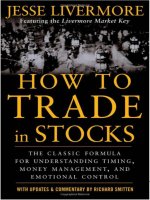 bản dịch HOW TO TRADE IN STOCKS JESSE LIVERMORE 1940  