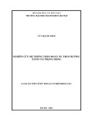 Nghiên cứu hệ thống treo đoàn xe theo hướng giảm tải trọng động440
