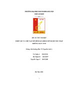 Thiết kế và chế tạo mô hình quadrocopter để thu thập không gian ảnh