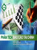 CHƯƠNG 1 phân tích báo cáo tài chính tổng quan về phân tích báo cáo tài chính 