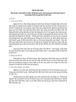 Vận dụng xuất phát từ thực tế khách quan, tôn trọng quy luật khách quan của đảng CSVN trong thời kì đổi mới