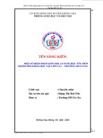 MỘT số BIỆN PHÁP GIÚP TRẺ 5 6 TUỔI học tốt môn KHÁM PHÁ KHOA học tại lớp lá 2    TRƯỜNG MN EA NA