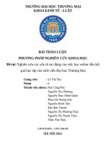 Nghiên cứu các yếu tố tác động của việc học online đến kết quả học tập của sinh viên