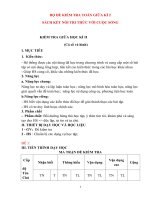 Bộ đề kiểm tra giữa kì 2 toán 6 sách kết nối tri thức với cuộc sống