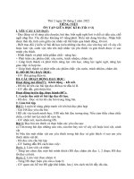 giáo án lớp 2 kết nối tri thức giáo án ngang năm 2022 tuần 27 