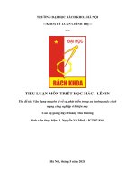 Vận dụng nguyên lý về sự phát triển trong xu hướng cuộc cách mạng công nghiệp 4 0 hiện nay