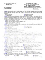 Đề thi thử tốt nghiệp THPT năm 2022 môn GDCD có đáp án - Trường THPT Lý Thường Kiệt