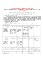 Đề kiểm tra giữa kì 2 ngữ văn 6 sách kết nối tri thức với cuộc sống mới có ma trận, đáp án