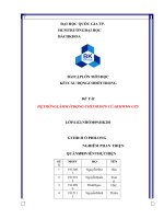 BÀI TẬP LỚN MÔN HỌC KẾT CẤU ĐỘNG CƠ ĐỐT TRONG ĐỀ TÀI HỆ THỐNG LÀM MÁT ĐỘNG CƠ S55B30T0 CỦA BMW M4 GTS