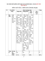 Đề thi giữa học kì 2 môn Ngữ văn 6 sách kết nối tri thức với cuộc sống có ma trận CHUẨN