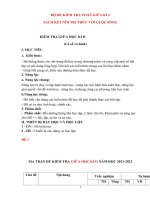 Bộ đề kiểm tra giữa kì 2 toán 6 sách kết nối tri thức với cuộc sống có ma trận