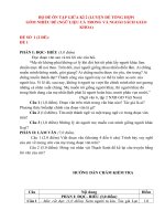 Bộ đề ôn tập giữa kì 2 ngữ văn 6 sách kết nối tri thức với cuộc sống