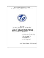 Giai cấp công nhân và việc thực hiện sứ mệnh lịch sử của giai cấp công nhân hiện nay liên hệ thực tiễn việt nam