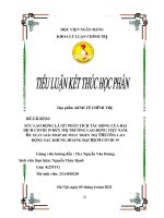 SỨC LAO ĐỘNG là gì PHÂN TÍCH tác ĐỘNG của đại DỊCH COVID 19 đến THỊ TRƯỜNG LAO ĐỘNG VIỆT NAM  đề XUẤT GIẢI PHÁP để PHÁT TRIỂN THỊ TRƯỜNG LAO ĐỘNG SAU KHỦNG HOẢNG đại DỊCH COVID 19 