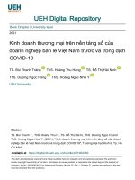 KINH DOANH THƯƠNG MẠI TRÊN NỀN TẢNG SỐ CỦA DOANH NGHIỆP BÁN LẺ VIỆT NAM TRƯỚC VÀ TRONG DỊCH COVID-19. TS. Bùi Thanh Tráng