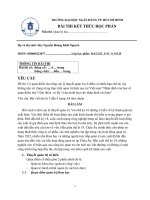 Tiểu luận quản trị học  Có quan điểm cho rằng các lý thuyết quản trị cổ điển có nhiều hạn chế do vậy  không nên sử dụng trong thực tiễn quản trị hiện nay tại Việt nam? Nhận định của bạn về quan điểm này? Giải thích và lấy ví dụ minh hoạ cho nhận định của 