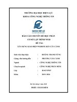 BÁO cáo CHUYÊN đề học PHẦN cơ sở lập TRÌNH WEB đề tài xây DỰNG GIAO DIỆN WEBSITE bán cây CẢNH 