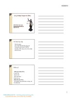 LUẬT HỌC ĐẠI CƯƠNG. ThS Trần Vân Long