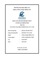 BÁO cáo CHUYÊN đề học PHẦN cơ sở lập TRÌNH WEB đề TÀI xây DỰNG GIAO DIỆN WEBSITE bán cây CẢNH 