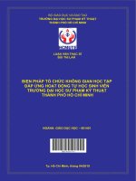 (Luận văn thạc sĩ) biện pháp tổ chức không gian học tập đáp ứng hoạt động tự học sinh viên trường đại học sư phạm kỹ thuật thành phố hồ chí minh 