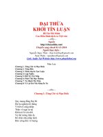 ĐẠI THỪA  KHỞI TÍN LUẬN