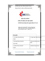 BÁO cáo CUỐI kỳ môn kỹ NĂNG làm VIỆC NHÓM CHỦ đề hoạt động tình nguyện đẩy lùi “cô vy” 