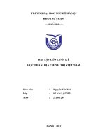 BÀI tập lớn CUỐI kỳ học PHẦN địa CHÍNH TRỊ VIỆT NAM anh chị hiểu như thế nào về câu nói của napoléon bonaparte “chính trị của một quốc gia nằm ở trong địa lý của nó 