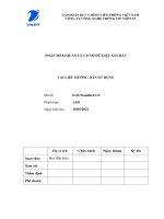 PHẦN MỀM QUẢN LÝ CƠ SỞ DỮ LIỆU GIÁ ĐẤT TÀI LIỆU HƯỚNG DẪN SỬ DỤNG