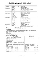 Giáo án buổi chiều Tổng hợp Lớp 1  Tuần 32  Năm học 20112012  Thái Thị Nam94