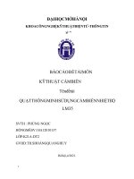 BÁO CÁO ĐỀ TÀI MÔN KỸ THUẬT CẢM BIẾN Tên đề tài QUẠT THÔNG MINH SỬ DỤNG CẢM BIẾN NHIỆT ĐỘ LM35