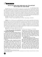 Một số giải pháp hoàn thiện pháp luật về thu hồi đất để xây dựng khu công nghiệp