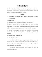 Vận dụng nội dung và ý nghĩa phương pháp luận của cặp phạm trù “cái riêng và cái chung” để nhận thức và giải quyết một trong những vấn đề sau: Tư tưởng về bình đẳng giới ở Việt Nam.