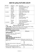 Giáo án buổi chiều Tổng hợp Lớp 1  Tuần 30  Năm học 2012201389