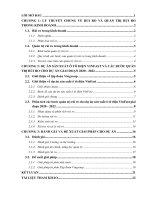 Quản lý rủi ro trong dự án sản xuất ô tô điện VinFast của tập đoàn Vingroup giai đoạn 2020  2022