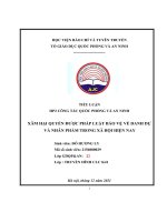 Xâm hại quyền được pháp luật bảo vệ về danh dự và nhân phẩm trong xã hội hiện nay