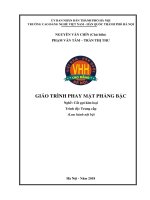 Giáo trình Phay mặt phẳng bậc (Nghề: Cắt gọt kim loại - Trung cấp) - Trường CĐ nghề Việt Nam - Hàn Quốc thành phố Hà Nội