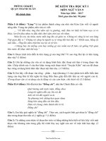 Đề kiểm tra học kì I Ngữ văn lớp 9  Năm học 20162017  Phòng GD  ĐT Thanh Xuân8