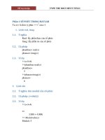 BÀI TẬP LỚN ĐẠI SỐ TUYẾN TÍNH