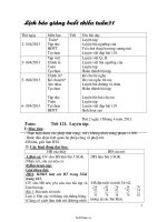 Giáo án buổi chiều Tổng hợp Lớp 1  Tuần 31  Năm học 2012201383