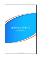 HƯỚNG DẪN SỬ DỤNG GP.MPLUS 4.1