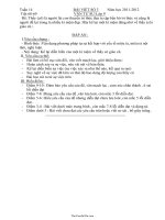 Đề và đáp án viết bài tập làm số 3 Ngữ văn lớp 9 (Văn tự sự)  Năm học 20112012362