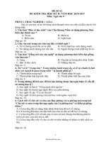 Đề kiểm tra học kì II Ngữ văn lớp 9  Đề số 12  Năm học 20162017683