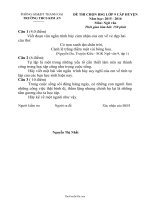 Đề thi chọn học sinh giỏi lớp 9 cấp huyện năm học: 2015  2016 môn: Ngữ văn  trường THCS Kim An409