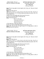 Đề thi học sinh giỏi Tiếng việt Lớp 4  Năm học 20092010  Trường Tiểu học Phạm Công Bình588