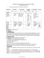 Ma trận và đề kiểm tra một tiết học kì I Ngữ văn lớp 9 (Có đáp án)321