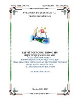 SÁNG KIẾN KINH NGHIỆM XÂY DỰNG MỘT SỐ BÀI TẬP NHẰM KHẮC PHỤC NHỮNG SAI LẦM THUỜNG MẮC TRONG KỸ THUẬT NHẢY CAO ( BƯỚC QUA) CỦA HỌC SINH TRUNG HỌ CƠ SỞ