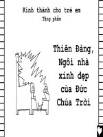 Kinh thánh cho trẻ em - Ngôi nhà xinh đẹp của Chúa Trời