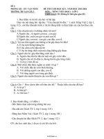 Đề kiểm tra cuối học kì I Tiếng việt Lớp 2  Năm học 20132014  Trường Tiểu học Vạn Giã 31512